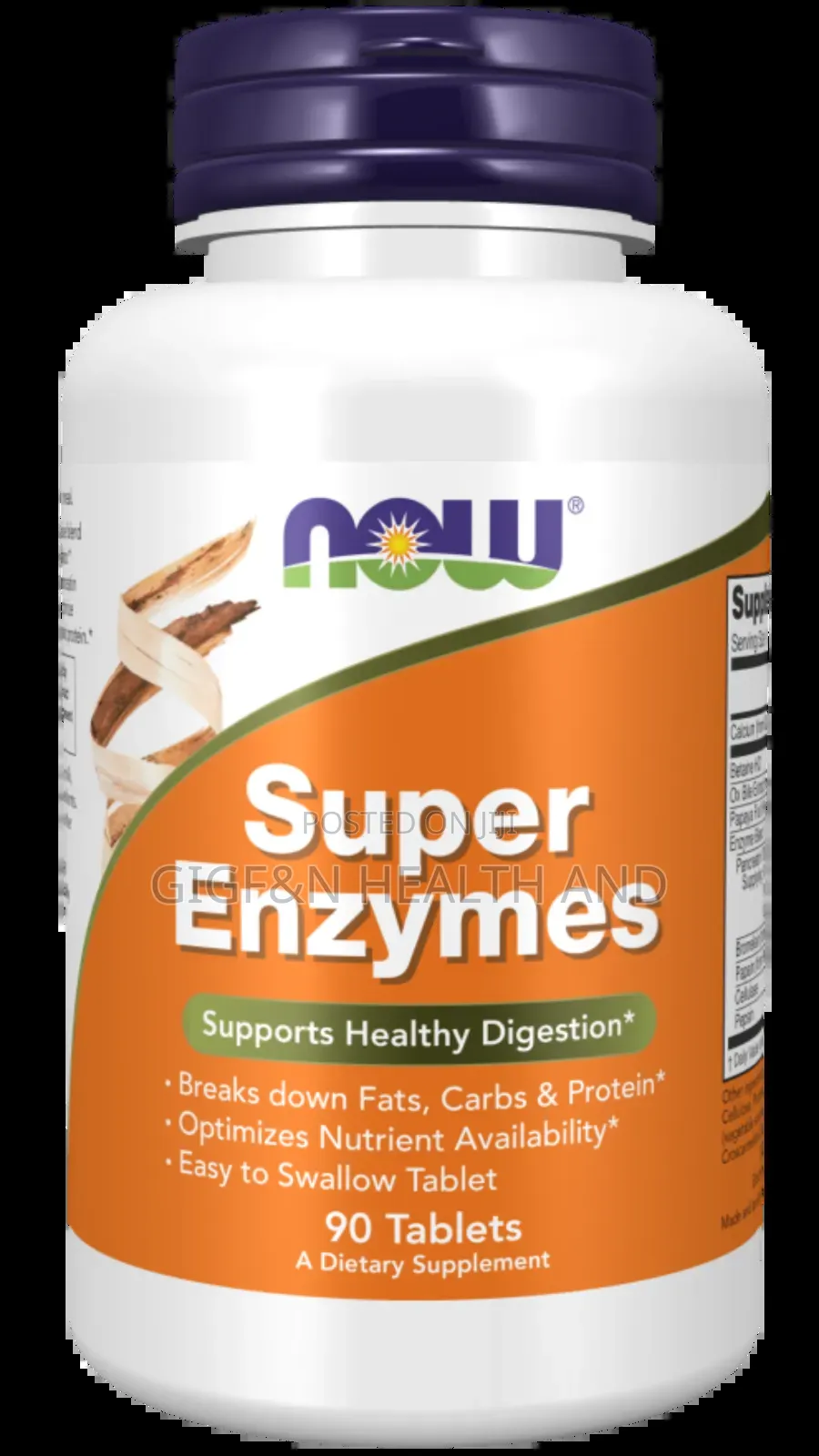 Now Foods, Super Enzymes, 60 Caps (Digestive Gut Health)