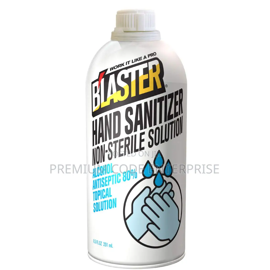 Blaster 80% Alcohol Hand Sanitizer – 251ml