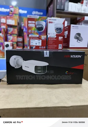 Hikvision 8 Mp Panoramic Colorvu Fixed Bullet Network Camera