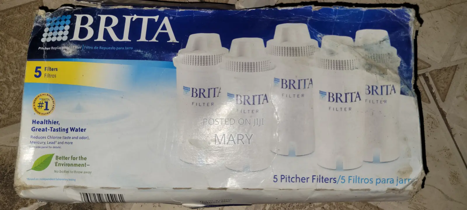 Brita Pitcher Filter for Brita Water Filter 5 Filters