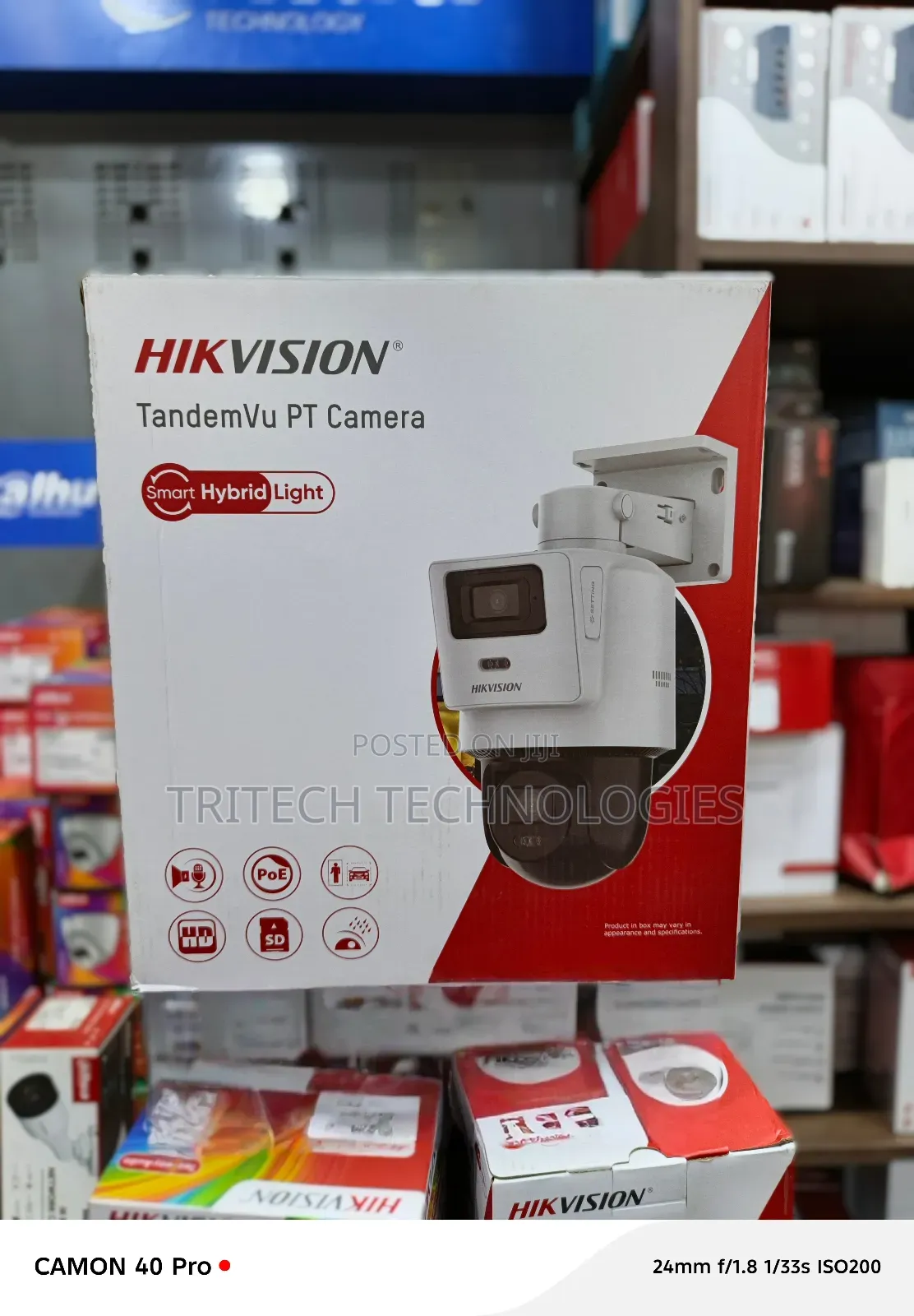 Hikvision Ds-2se2c400mwg-E/14 Tandemvu 4mp+4mp Lens Poe Pt