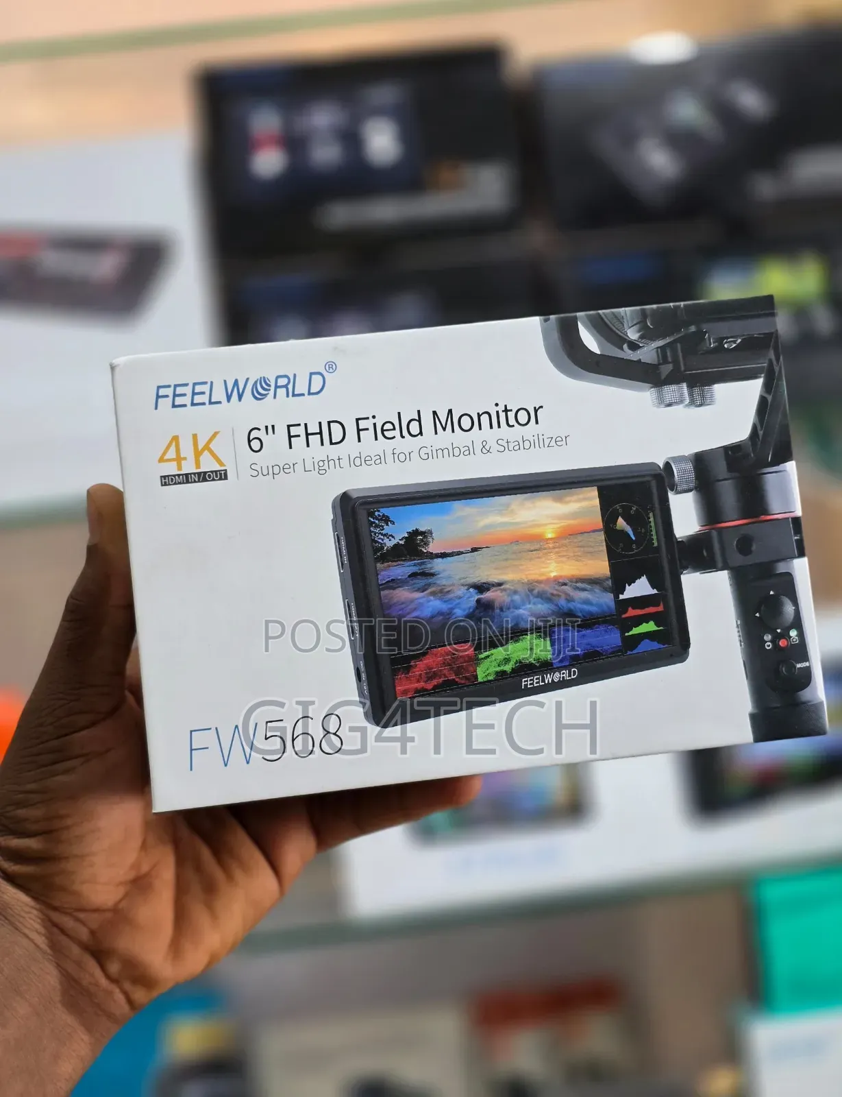 Feelworld Fw568 V3 6 Inch DSLR Camera Field Monitor