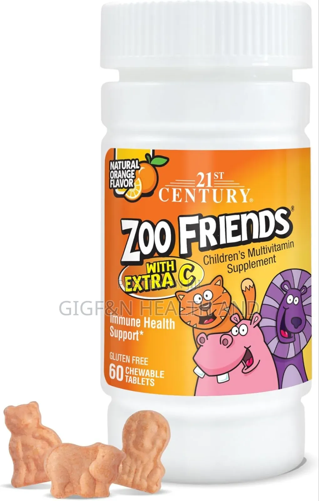 21st Century, Kid's Chewable Multivitamin With Extra Vitamin C.