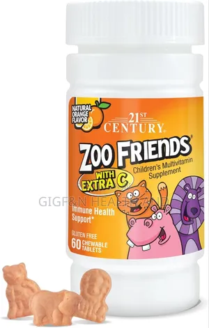21st Century, Kid's Chewable Multivitamin With Extra Vitamin C.