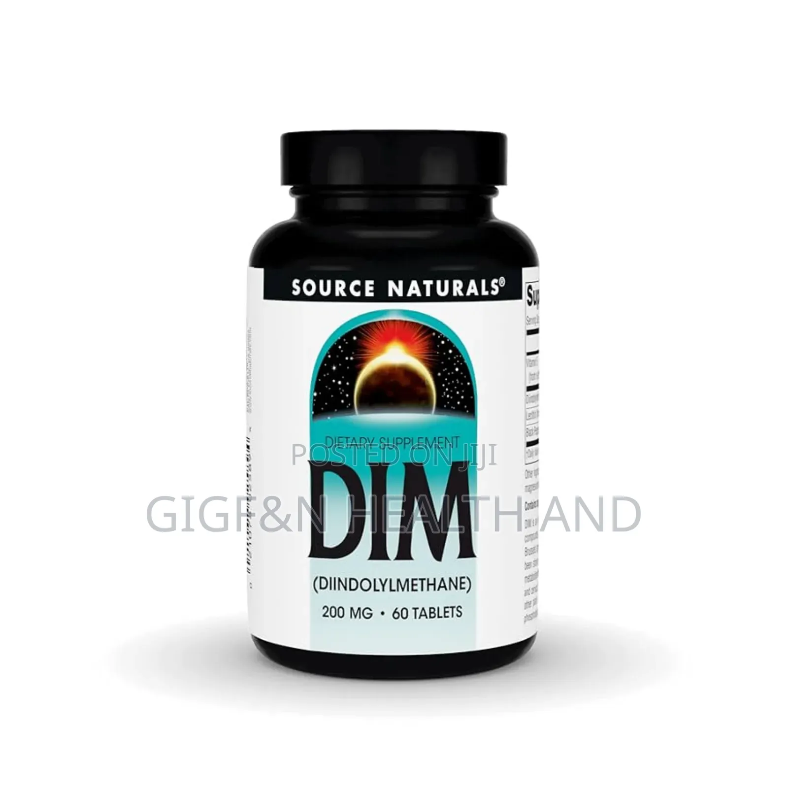 Source Naturals, Dim 60 Tablets, 100mg (Hormonal Balance)