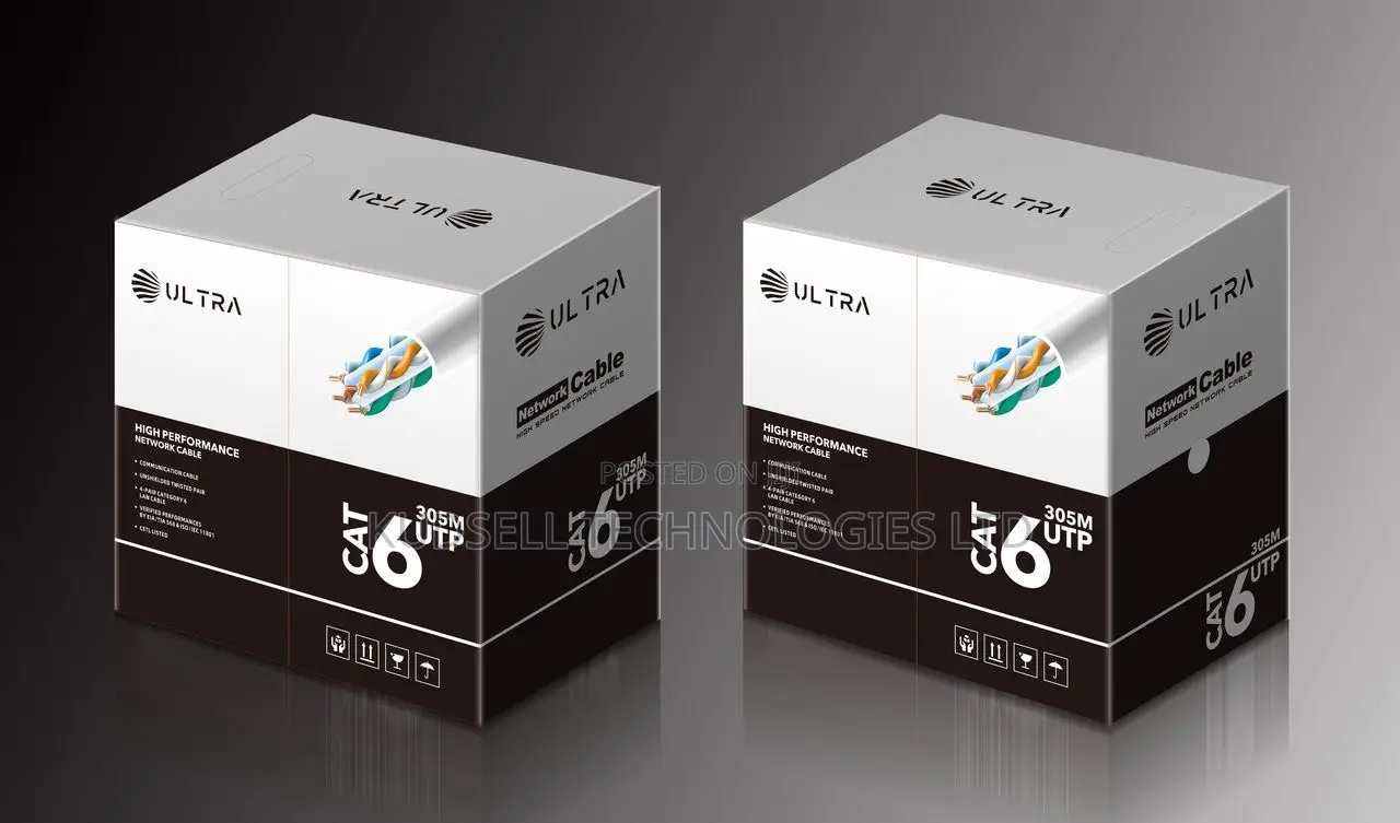 Ultra Cat 6 Utp Cat 6e Networking Cable 305m