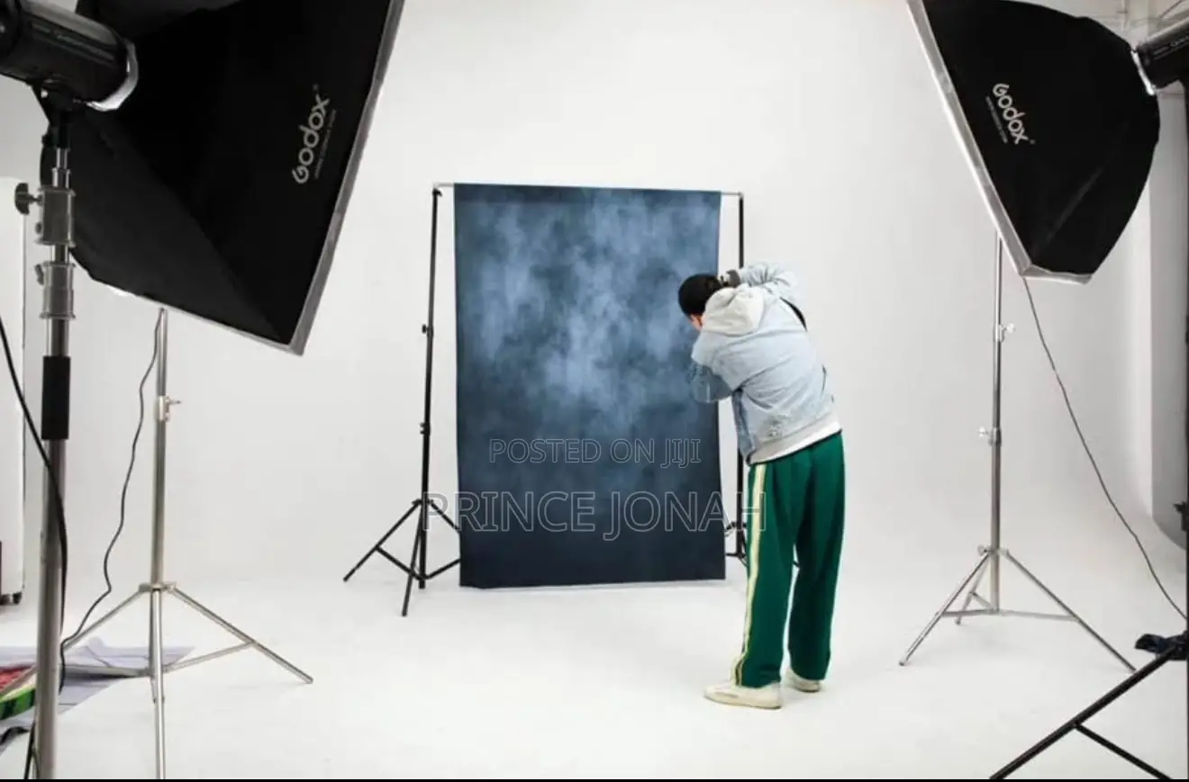 Kate 1.5 * 2.2m/5 * 7ft Classic Textured Blue Backdrop