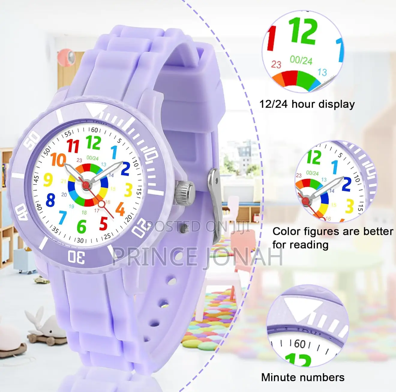 Dtkid Educational Bracelet Watch for Children, Boy, Girl, An