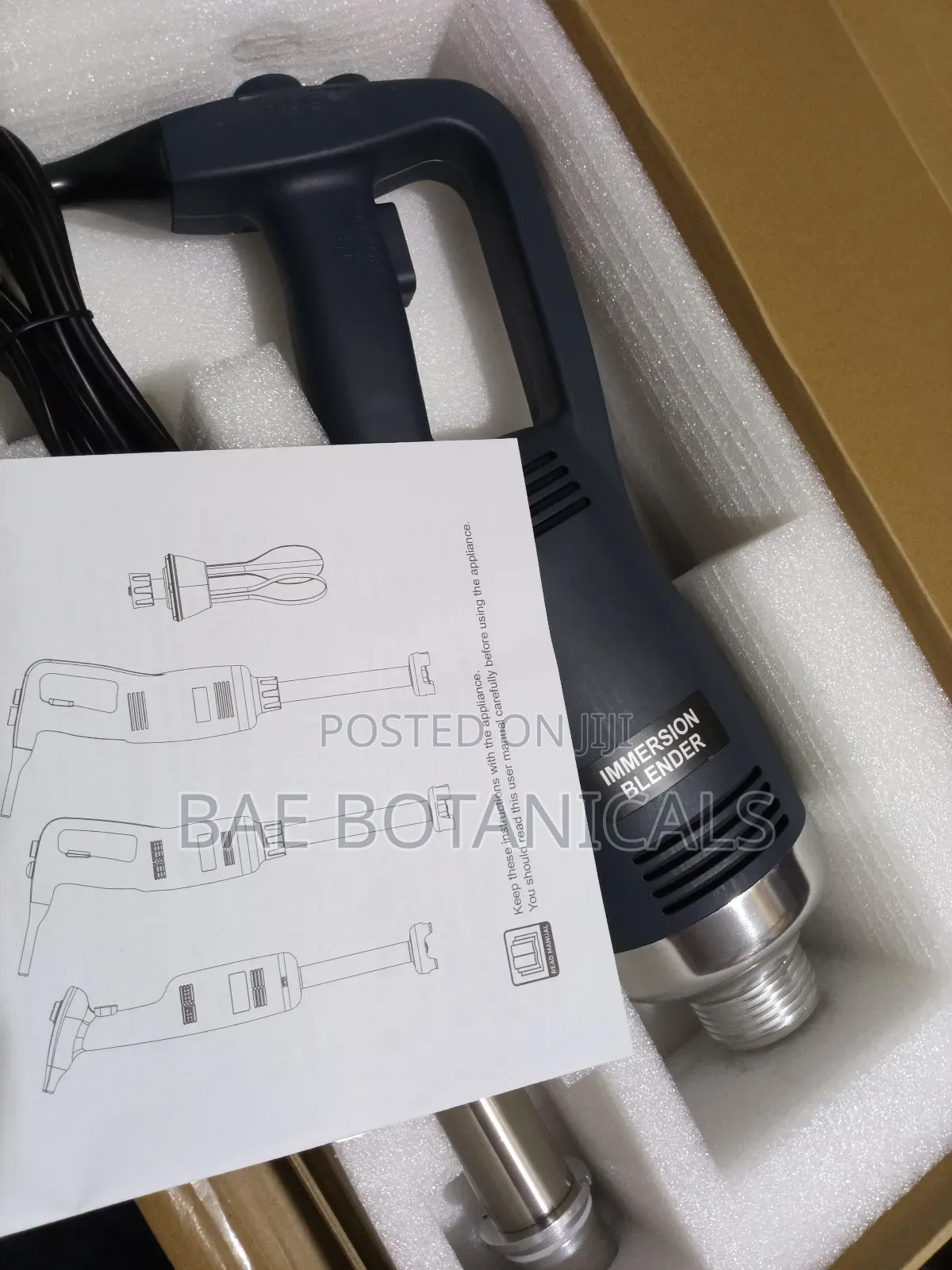 750w Commercial Industrial Immersion Blender 100 Liter Volume