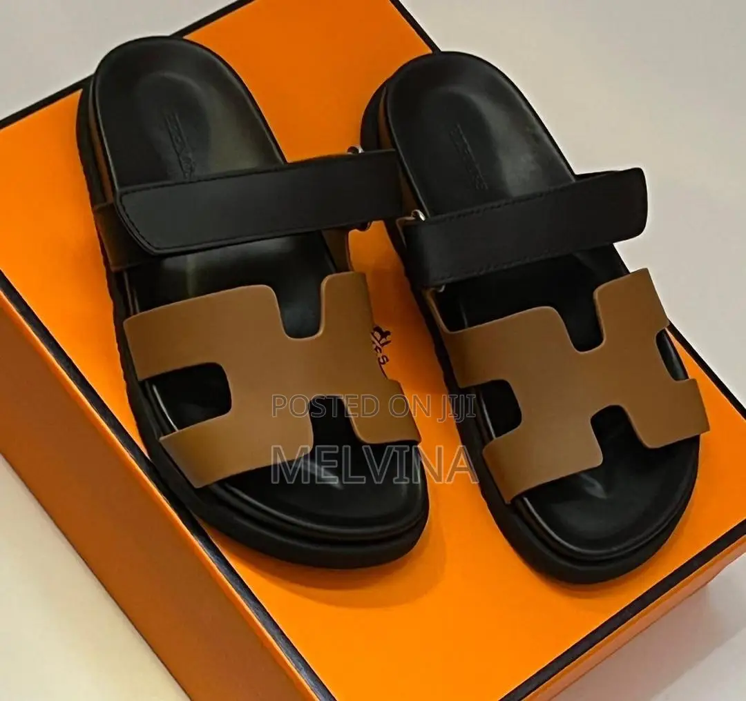 Original Hermes Unisex Slippers in Colors and Sizes in Box