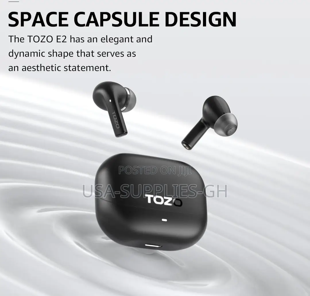 Tozo E2 Wireless Earbuds With Ai Call Noise Cancel. From Usa