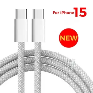 60w iPhone 15/16 Type C to C Nylon Braided Cable
