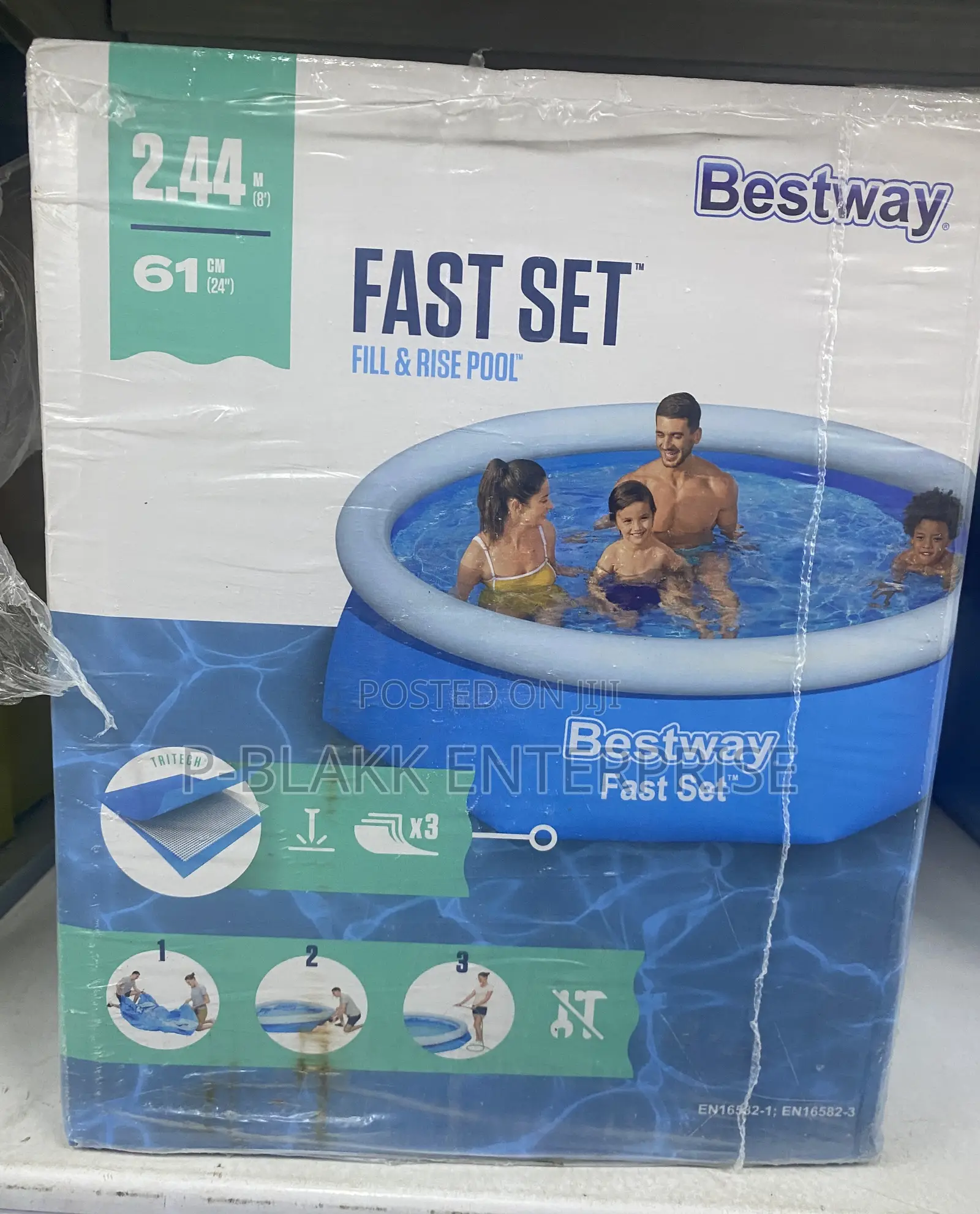 Bestway Inflatable Swimming Pool 8ft by 2ft