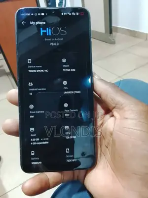 Tecno Spark 10C 128 GB Gray