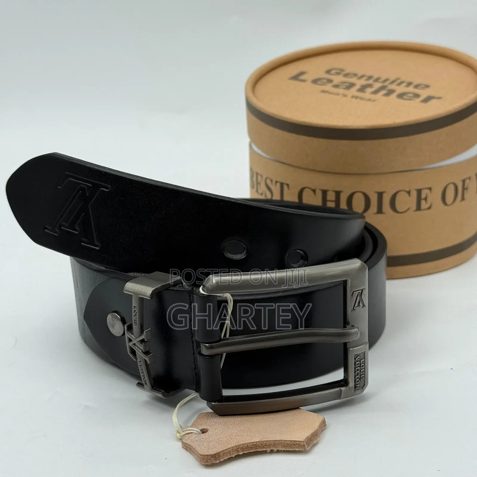 Luxury Men’S Quality Leather Belts - Black