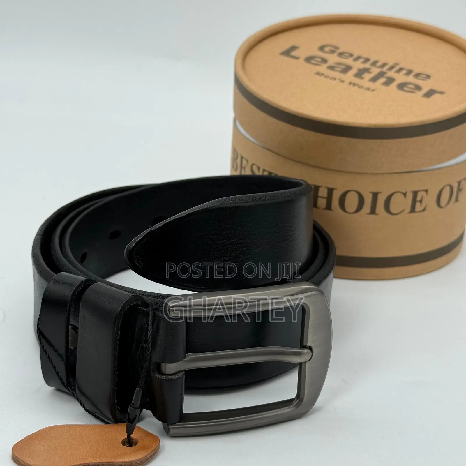 Luxury Men’S Quality Leather Belts - Black