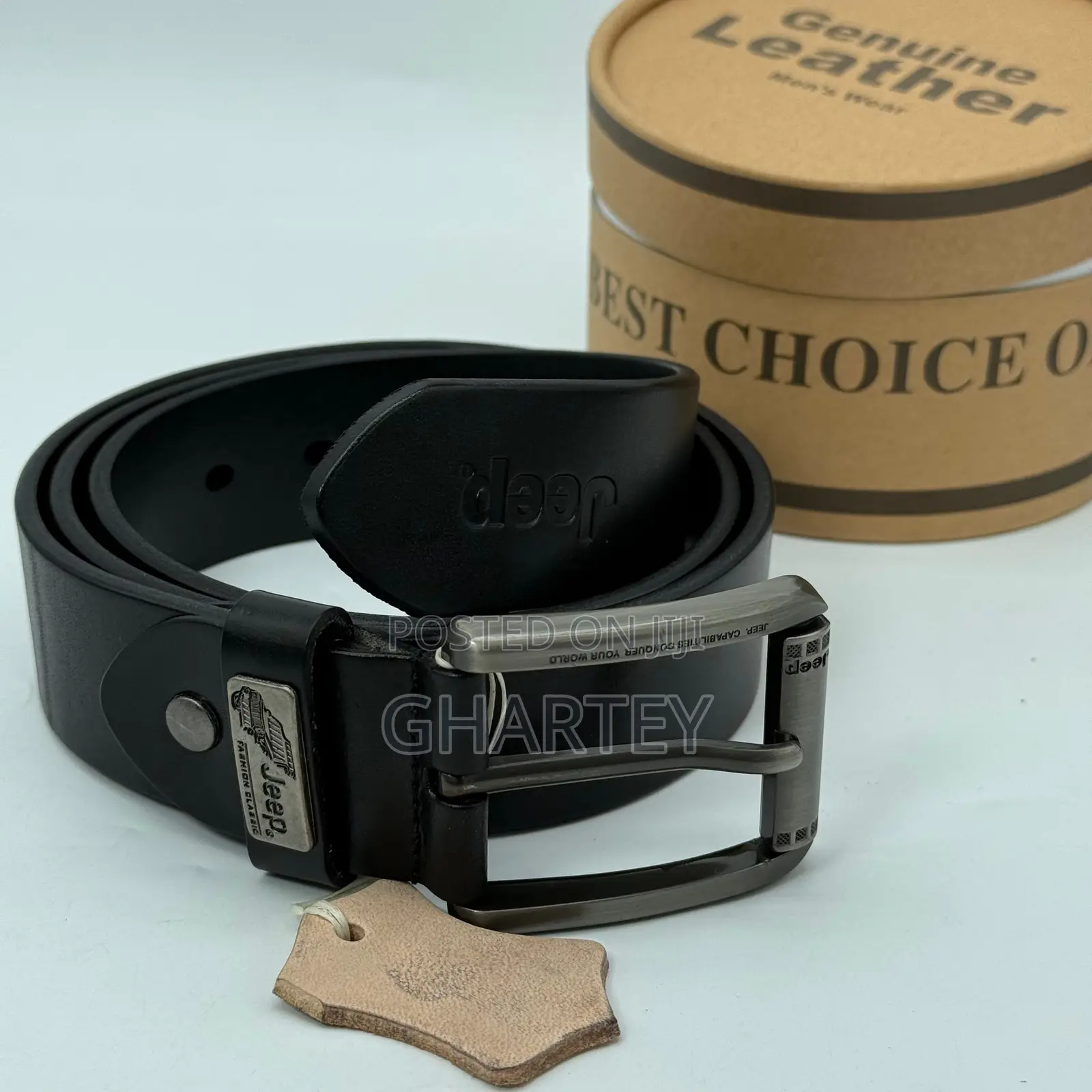 Luxury Men’S Quality Leather Belts - Black
