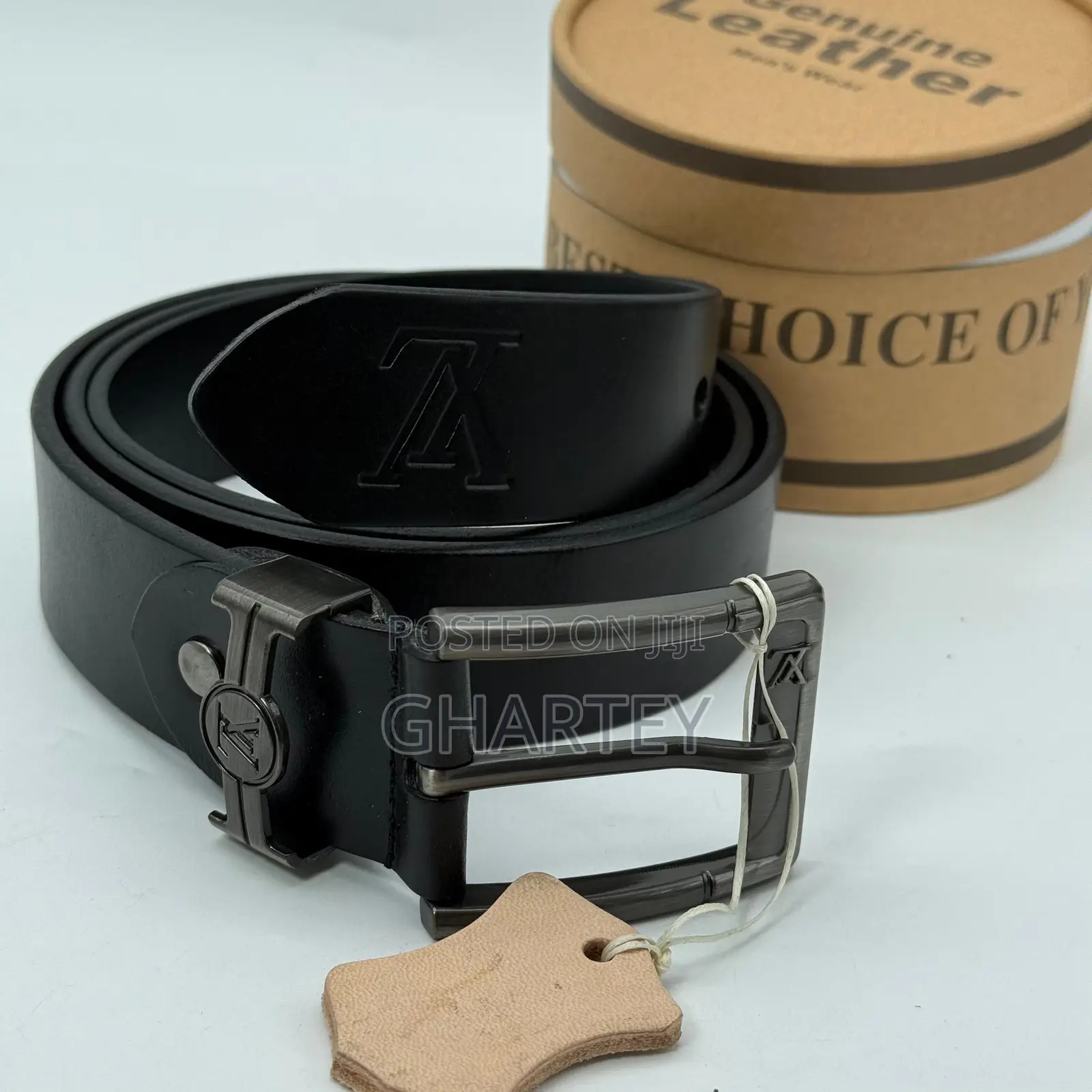 Luxury Men’S Quality Leather Belts - Black