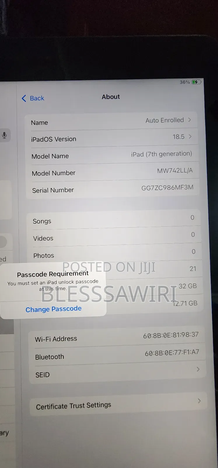Apple iPad 10.2 (2019) 32 GB Gray