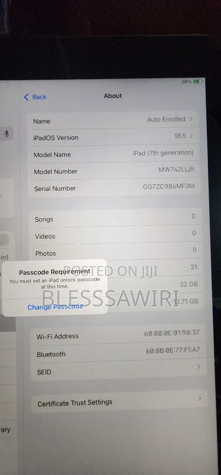 Apple iPad 10.2 (2019) 32 GB Gray