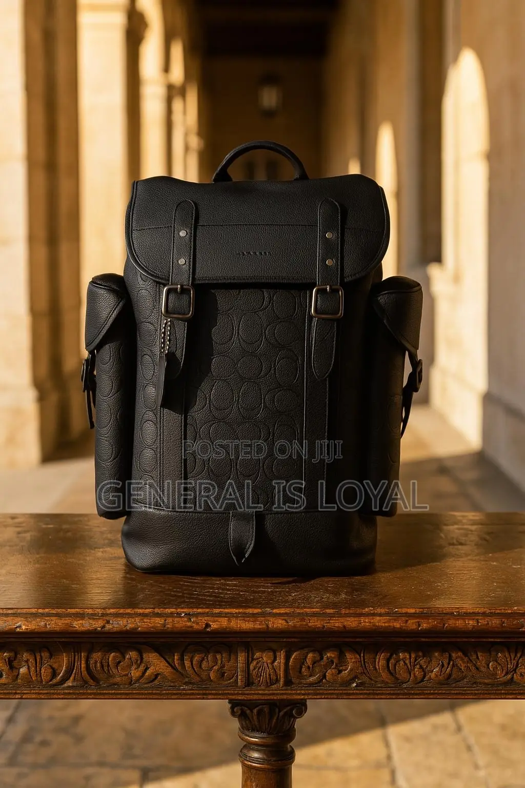 Coach Backpack Black, Ash and Black