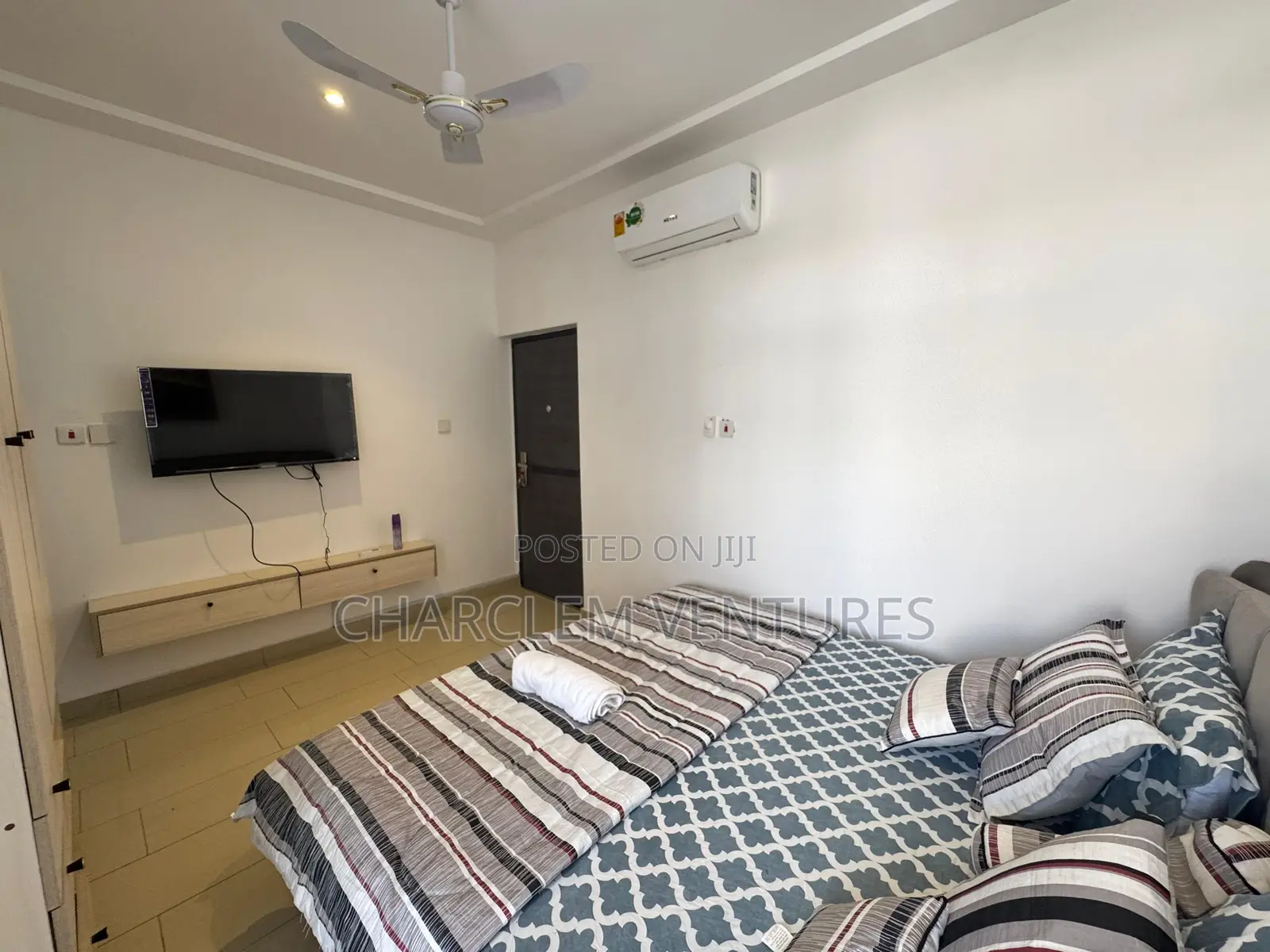 Furnished 2bdrm Townhouse / Terrace in Charclem Ventures, East Legon