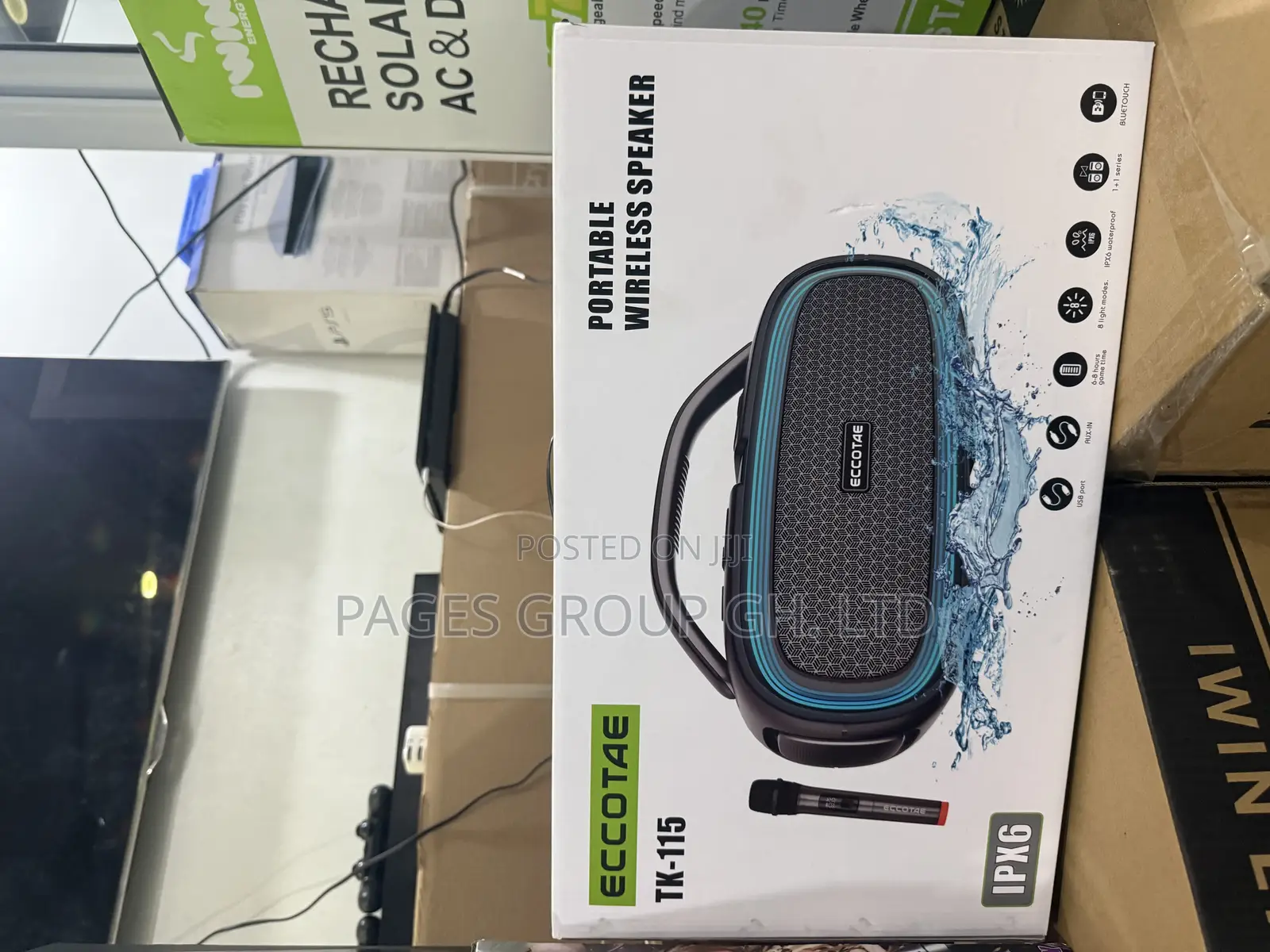 Portable Wireless Bluetooth Karaoke Speaker +Microphone