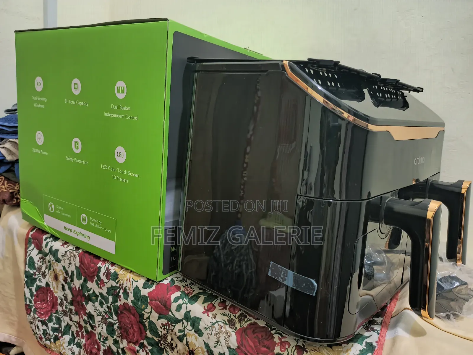 Oraimo Nutrifry Duo 8l 2800w Air Fryer