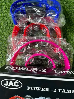 Jac Power 2 Tambourine With All The Colors