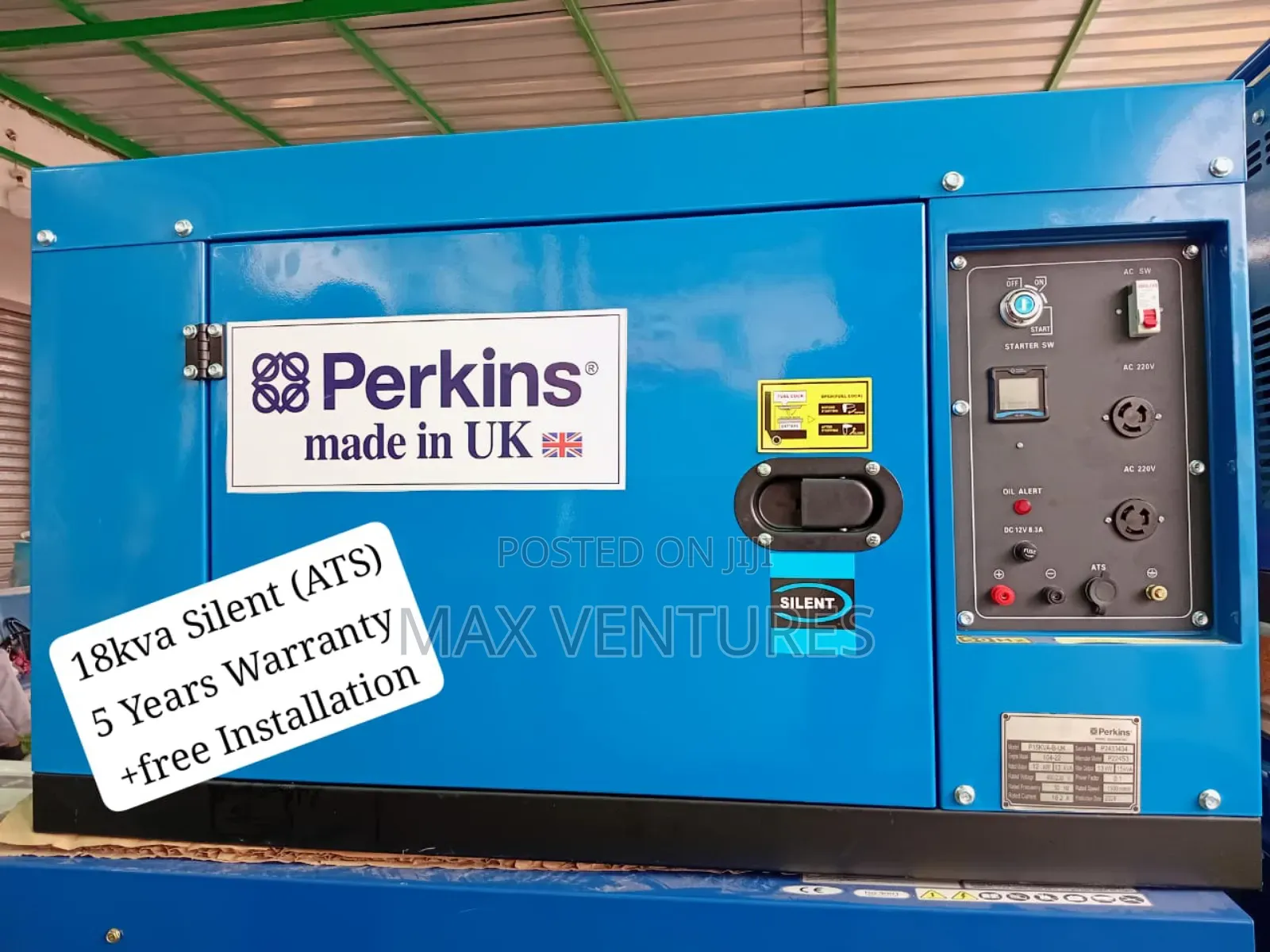 Perkins 15kva Diesel Silent Generator Power Standby