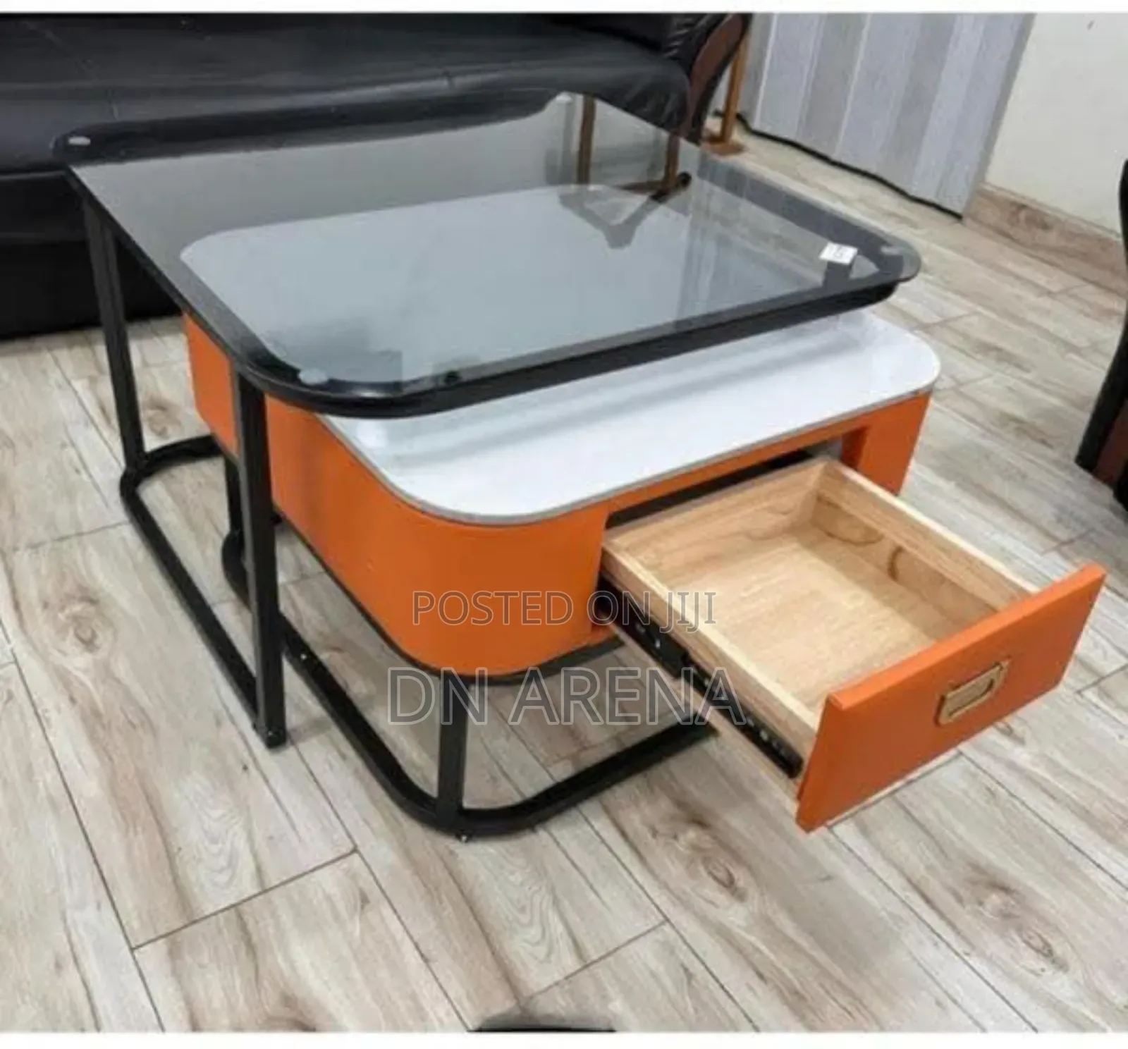 Luxury Coffee Centre Table Glass Top
