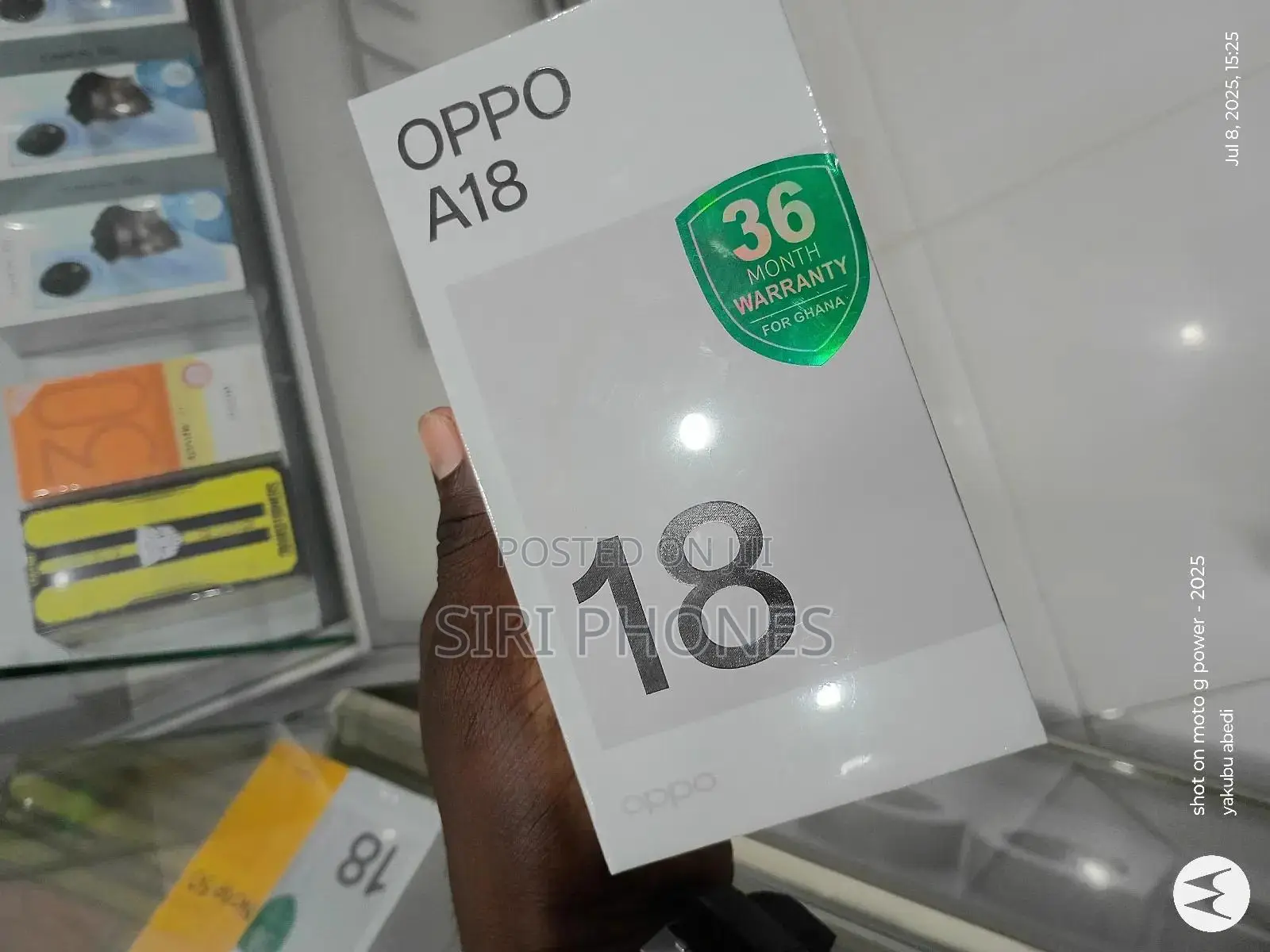 New Oppo A18 128 GB Gray