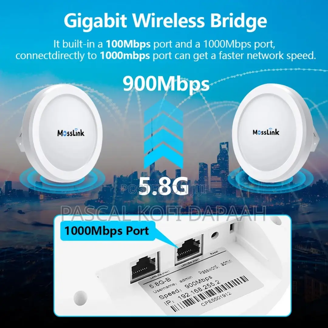5 GHZ Point to Point Radio