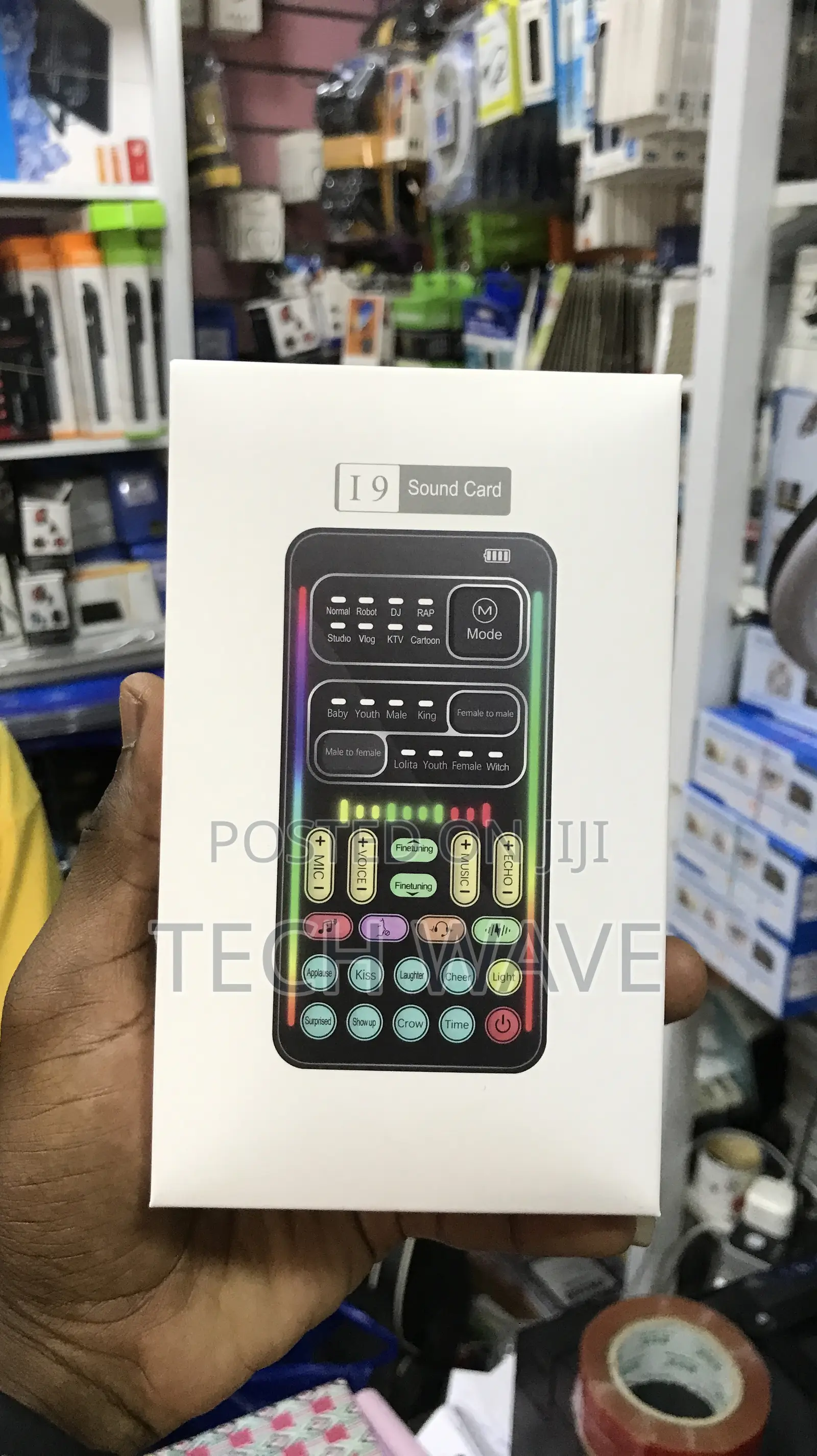 Voice Changer I9 Sound Card 8 Voices