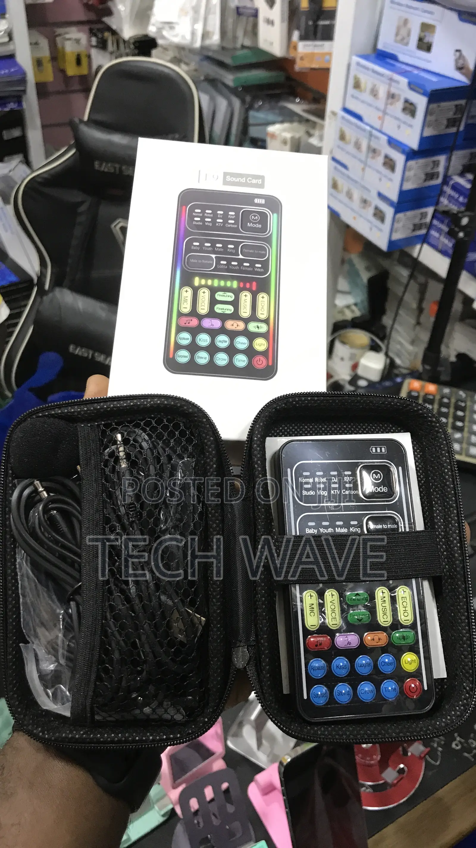 Voice Changer I9 Sound Card 8 Voices