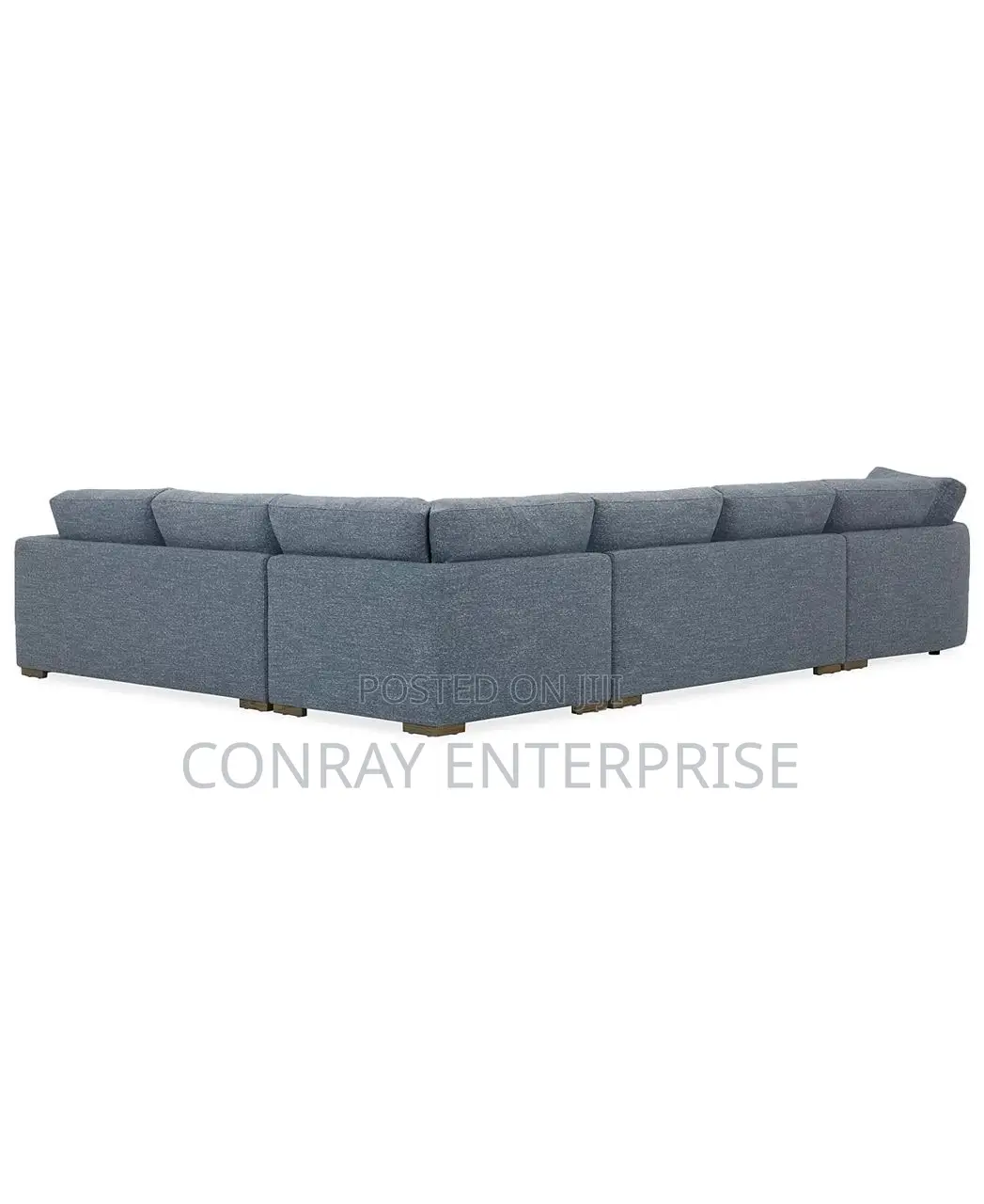 Vasher 166” 4-Pc Fabric Sectional Sofa With Cuddler.