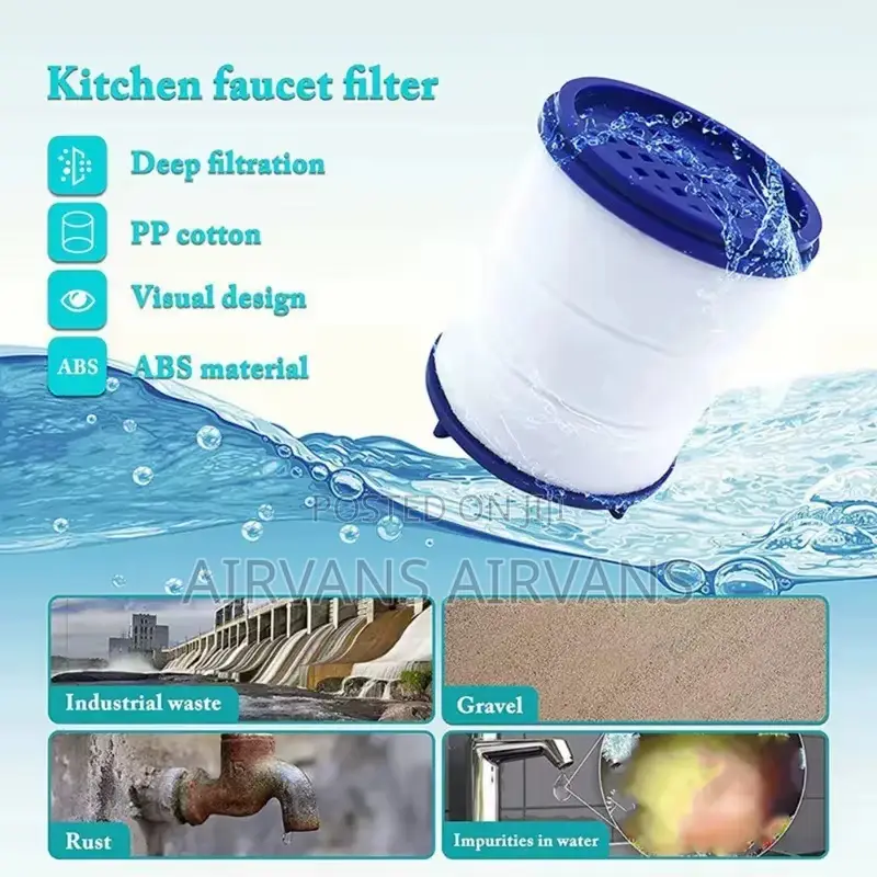 360 Rotation Faucet Water Filter Purifier( Free 1 Filter)