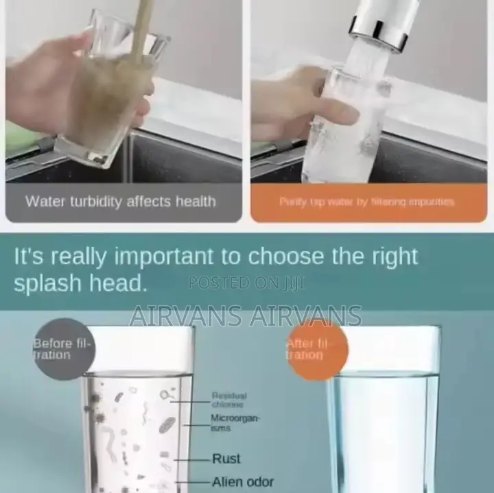 360 Rotation Faucet Water Filter Purifier( Free 1 Filter)
