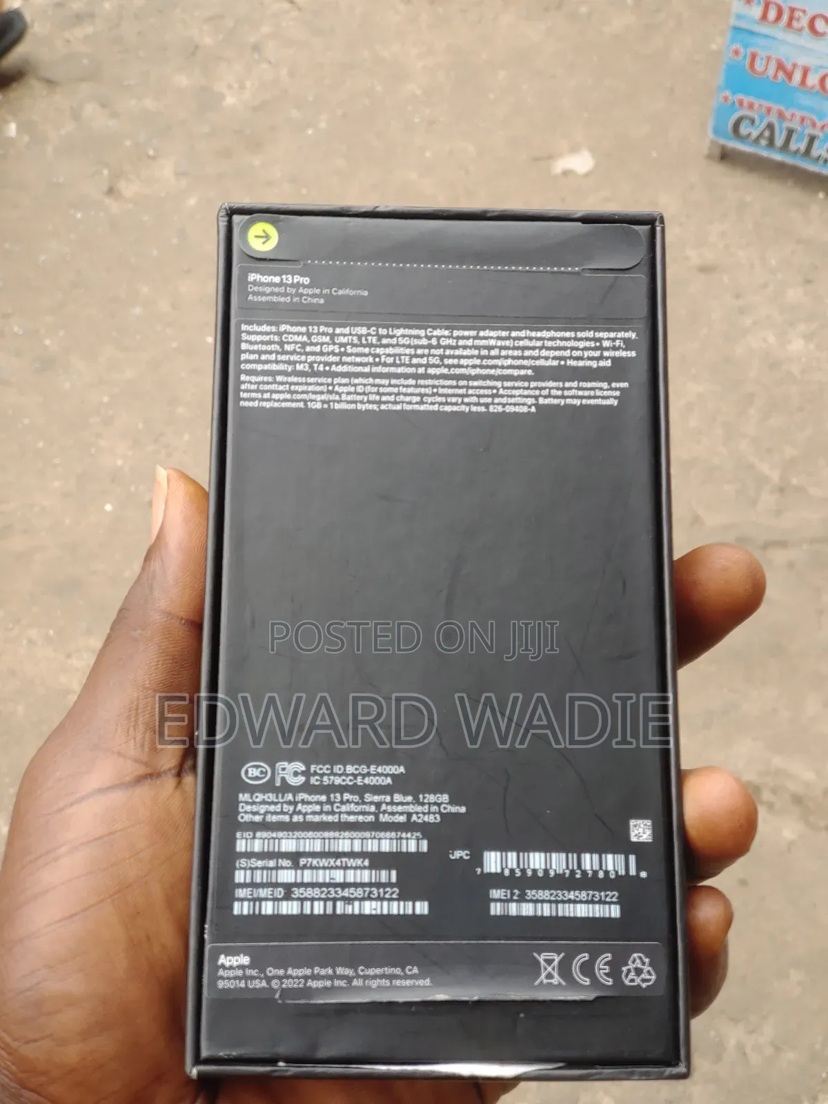 New Apple iPhone 13 Pro 128 GB Blue