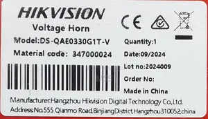 Analog Horn Speaker 30w-Hikvision