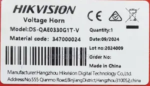 Analog Horn Speaker 30w-Hikvision