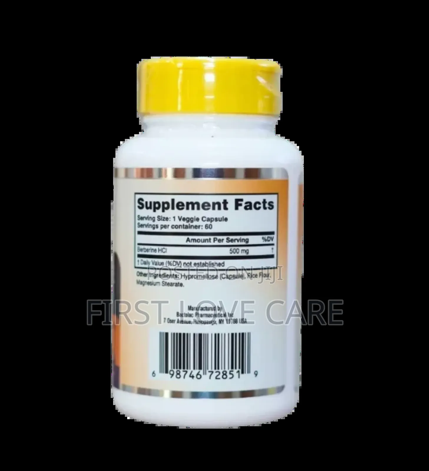 Nature's Field Berberine 500mg( 60 Capsule)