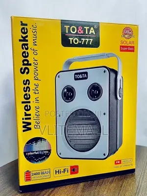 To Ta Solar Wireless Speaker ( to-777 )