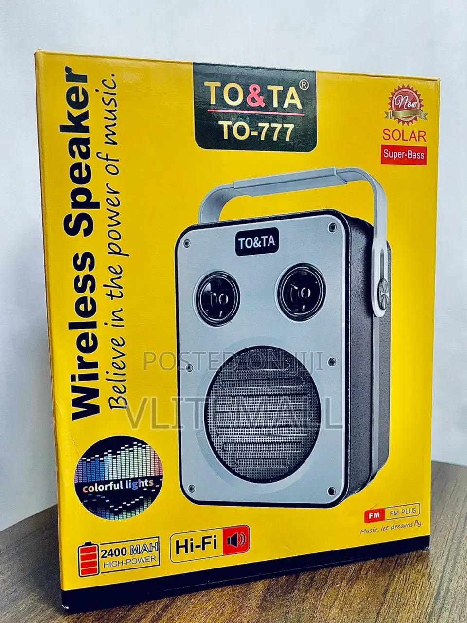 To Ta Solar Wireless Speaker ( to-777 )