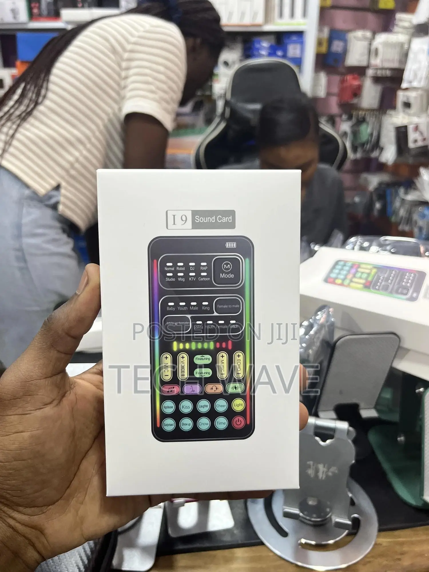 Voice Changer I9 Sound Card 8 Voices