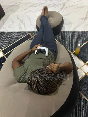 Inflatable Lazy Sofa With Leg Rest and a Free Pump