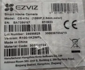Ezviz Ty1 Pro Standlone