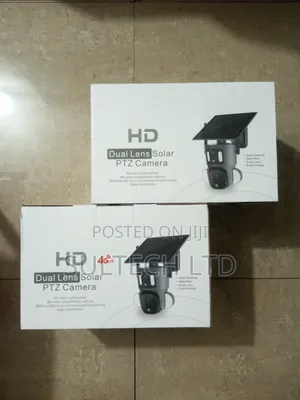 Dual Lens Solar PTZ Camera