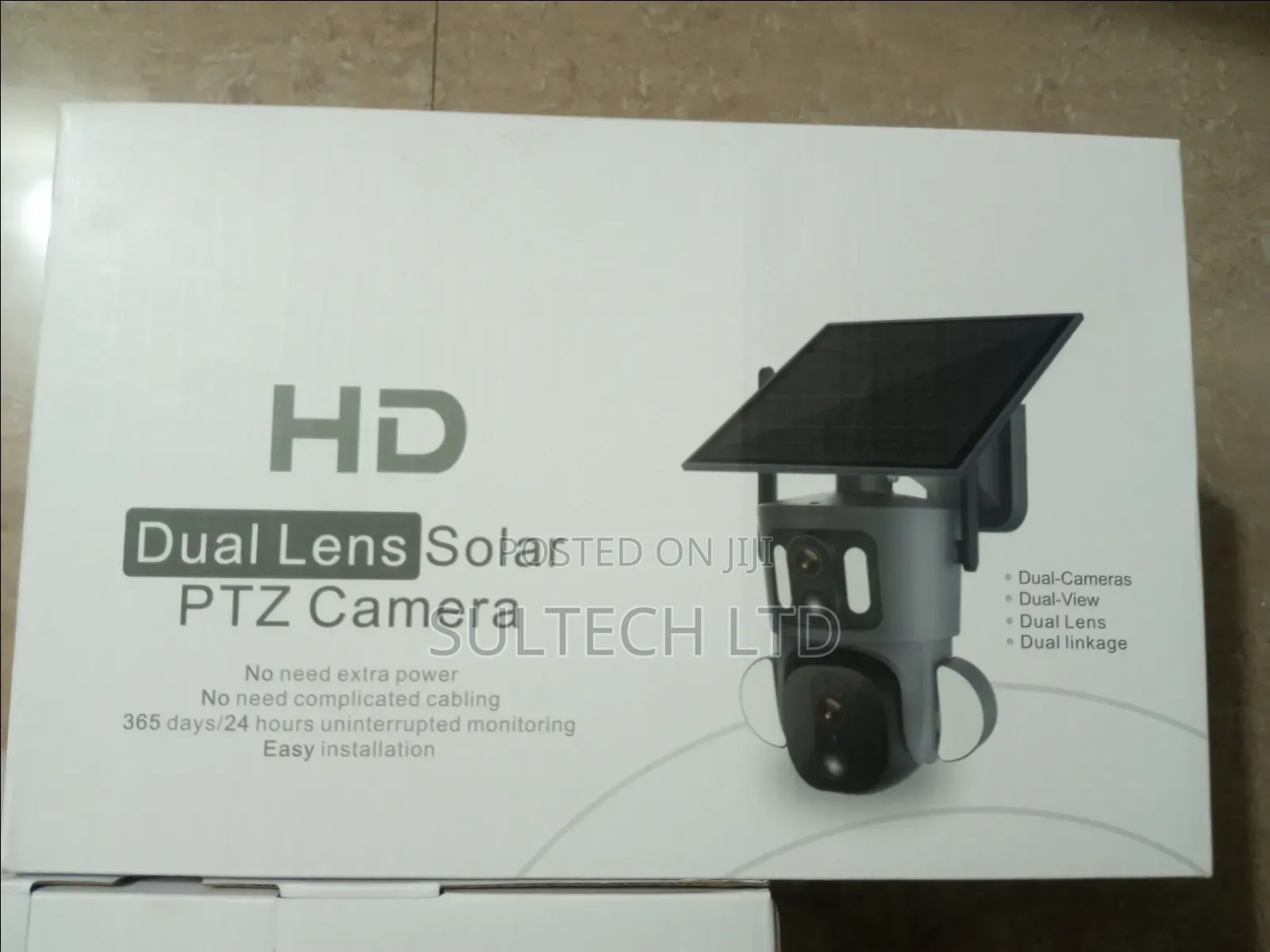 Dual Lens Solar PTZ Camera