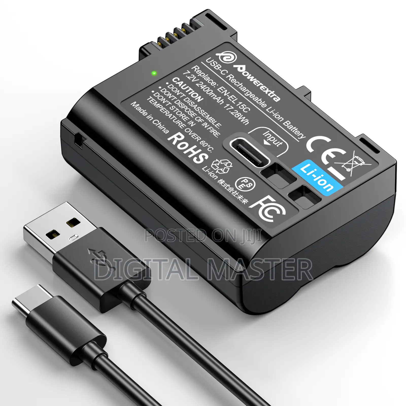 Powerextra Lp-E15 Battery (Usb-C Charging)